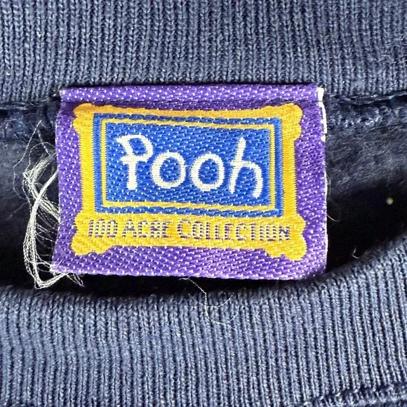 Disney Winnie the Pooh Embroidered Sweatshirt Made In USA Adult Medium Catalog - Picture 5 of 7